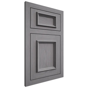 Shiloh Cabinetry Flush Inset Charleston White Oak Plain Cut Sterling Door