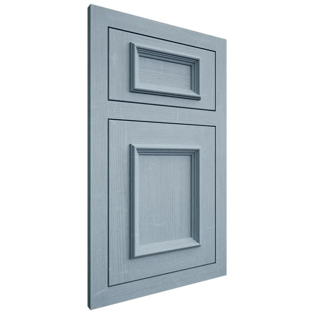 Shiloh Cabinetry Flush Inset Charleston White Oak Quarter Sawn Sky Door