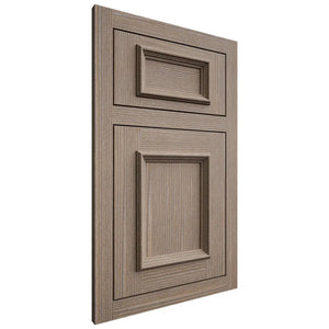 Shiloh Cabinetry Flush Inset Charleston White Oak Rift Cut Almond Door
