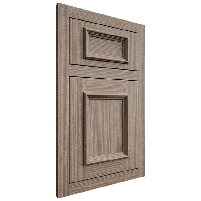 Shiloh Cabinetry Flush Inset Charleston White Oak Rift Cut Almond Door