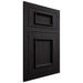 Shiloh Cabinetry Flush Inset Charleston White Oak Rift Cut Espresso Door