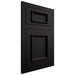Shiloh Cabinetry Flush Inset Charleston White Oak Rift Cut Ink Door