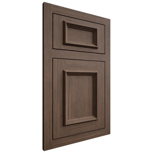 Shiloh Cabinetry Flush Inset Charleston White Oak Rift Cut Mineral Door