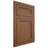 Shiloh Cabinetry Flush Inset Concord Alder Plain Cut Cola Door