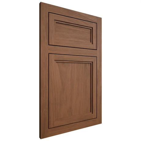Shiloh Cabinetry Flush Inset Concord Alder Plain Cut Cola Door