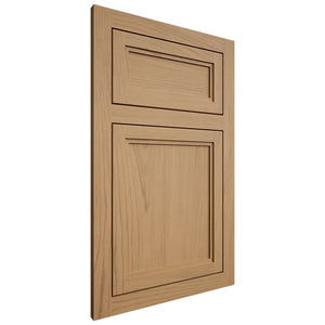 Shiloh Cabinetry Flush Inset Concord Alder Plain Cut Natural Door