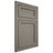 Shiloh Cabinetry Flush Inset Concord Alder Plain Cut Thyme Door