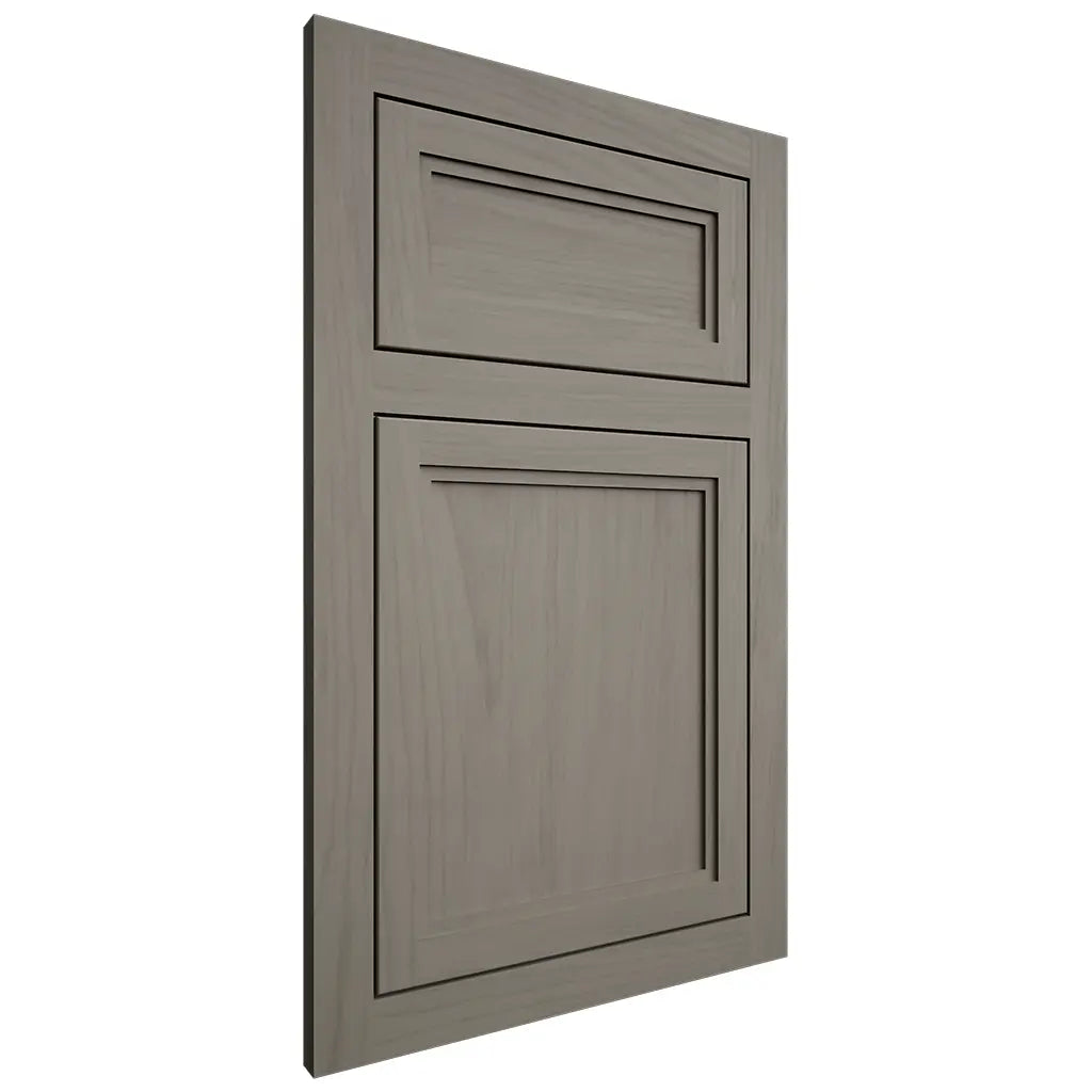 Shiloh Cabinetry Flush Inset Concord Alder Plain Cut Thyme Door
