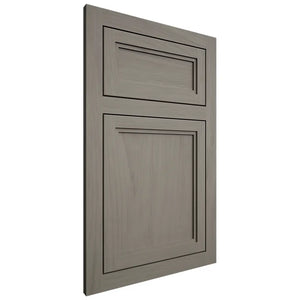 Shiloh Cabinetry Flush Inset Concord Alder Plain Cut Thyme Door