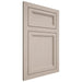 Shiloh Cabinetry Flush Inset Concord Alder Plain Cut White Sands Door