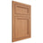 Shiloh Cabinetry Flush Inset Concord Cherry Plain Cut Natural Door