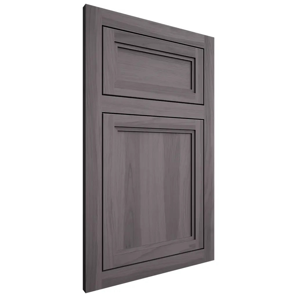 Shiloh Cabinetry Flush Inset Concord Hickory Plain Cut Cadet Door