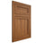 Shiloh Cabinetry Flush Inset Concord Hickory Plain Cut Chestnut Door