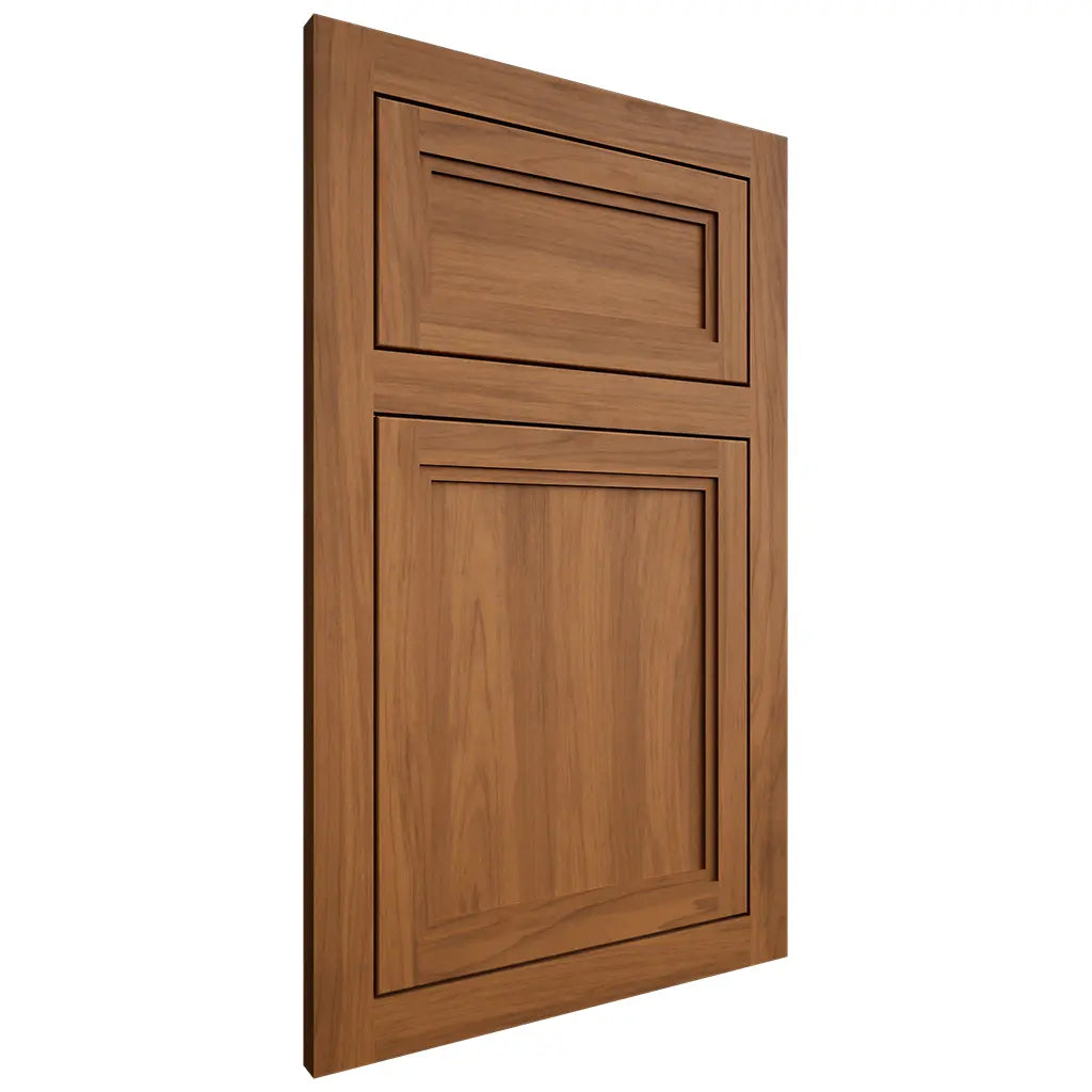 Shiloh Cabinetry Flush Inset Concord Hickory Plain Cut Chestnut Door