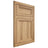 Shiloh Cabinetry Flush Inset Concord Hickory Plain Cut Natural Door