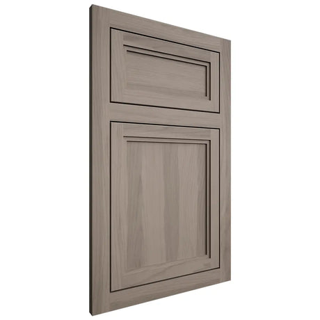 Shiloh Cabinetry Flush Inset Concord Hickory Plain Cut Sterling Door