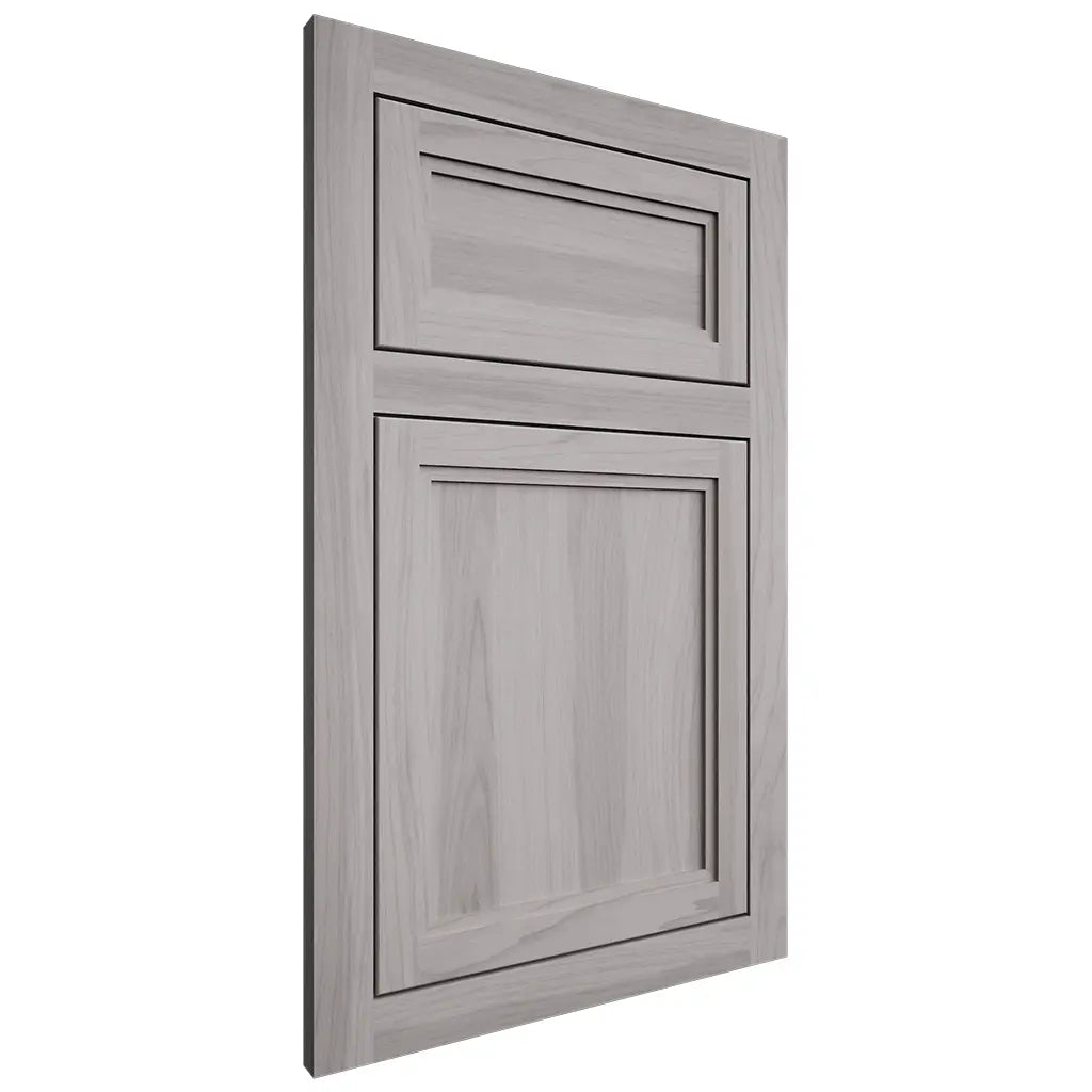 Shiloh Cabinetry Flush Inset Concord Hickory Plain Cut Stratus Door