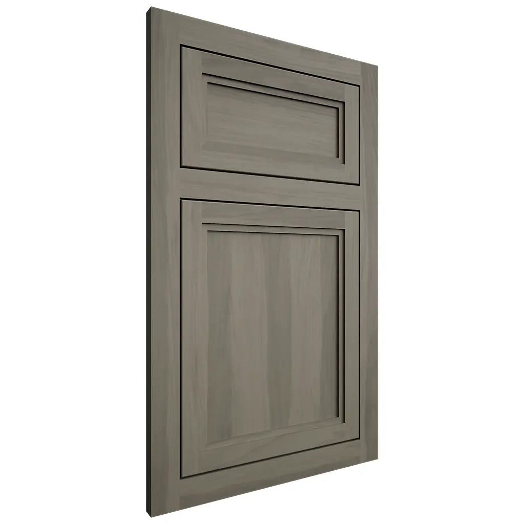 Shiloh Cabinetry Flush Inset Concord Hickory Plain Cut Thyme Door