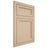 Shiloh Cabinetry Flush Inset Concord Maple Plain Cut Natural Door