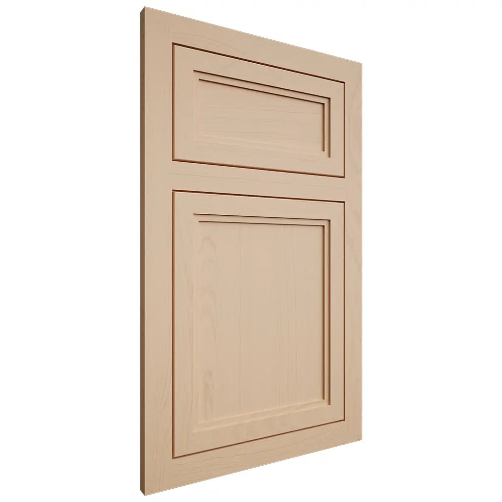 Shiloh Cabinetry Flush Inset Concord Maple Plain Cut Natural Door