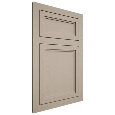 Shiloh Cabinetry Flush Inset Concord Maple Plain Cut Pebble Door