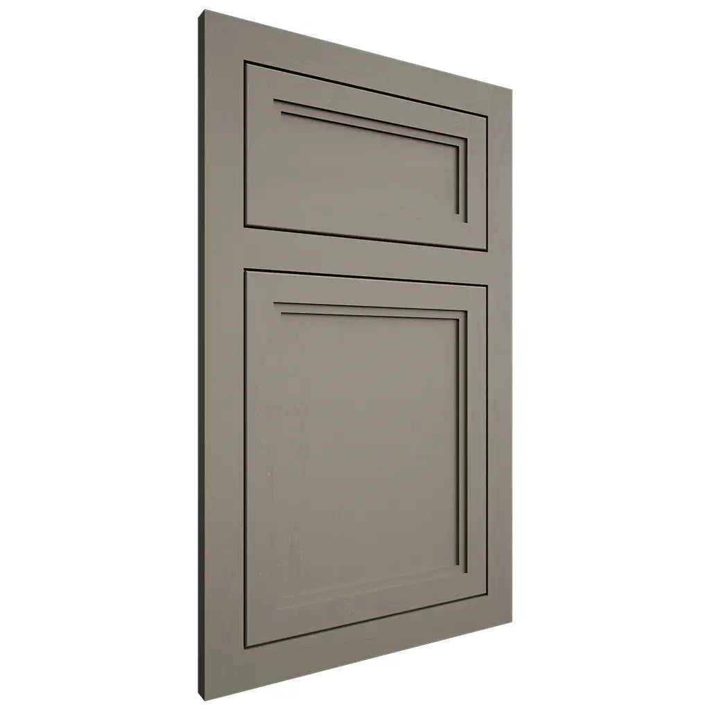 Shiloh Cabinetry Flush Inset Concord Maple Plain Cut Thyme Door