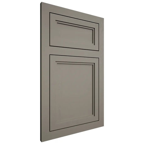 Shiloh Cabinetry Flush Inset Concord Maple Plain Cut Thyme Door