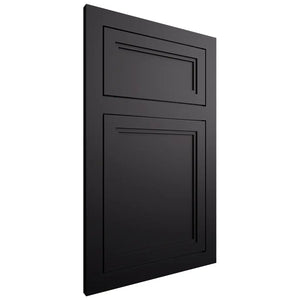 Shiloh Cabinetry Flush Inset Concord Paintable Black Door