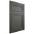 Shiloh Cabinetry Flush Inset Concord Paintable Pewter Green Door