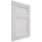Shiloh Cabinetry Flush Inset Concord Paintable Polar Door