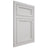 Shiloh Cabinetry Flush Inset Concord Paintable Repose Gray Door