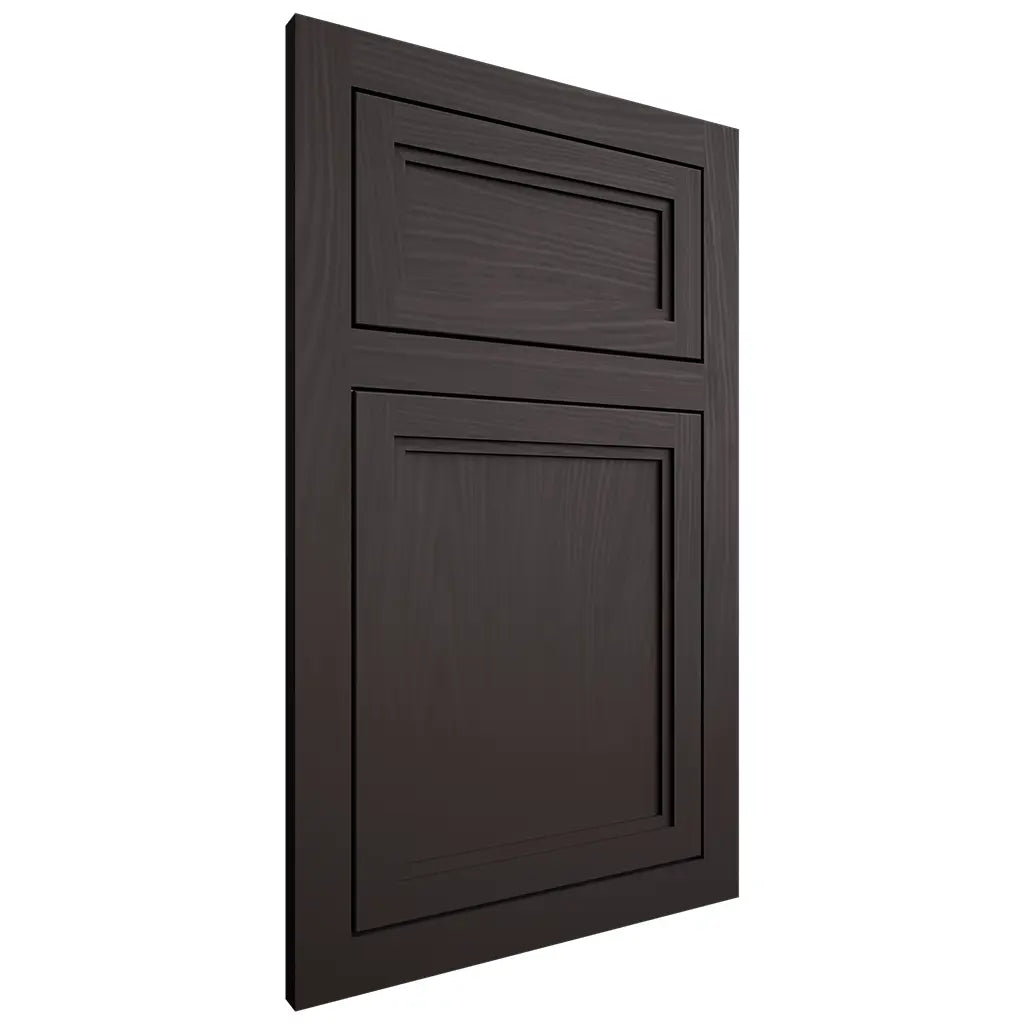 Shiloh Cabinetry Flush Inset Concord Poplar Plain Cut Carbon Door