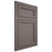 Shiloh Cabinetry Flush Inset Concord Poplar Plain Cut Heatherstone Door