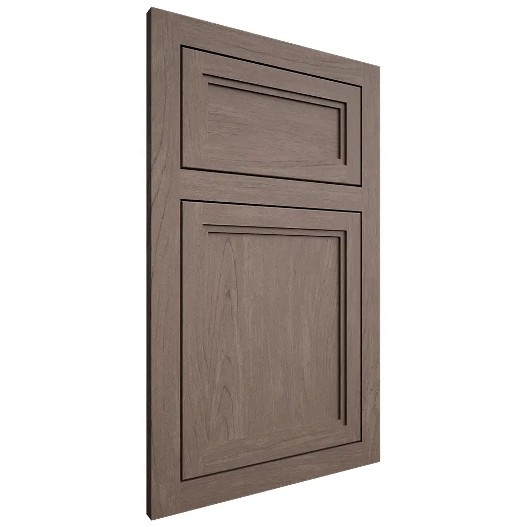 Shiloh Cabinetry Flush Inset Concord Poplar Plain Cut River Rock Door