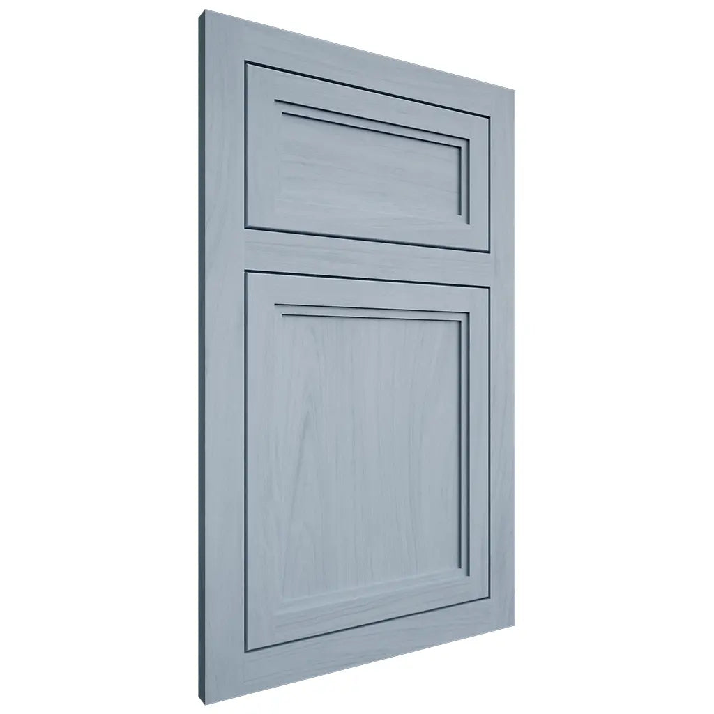 Shiloh Cabinetry Flush Inset Concord Poplar Plain Cut Sky Door