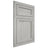 Shiloh Cabinetry Flush Inset Concord Poplar Plain Cut Stratus Door