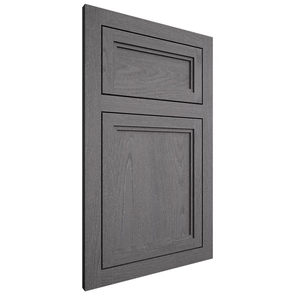Shiloh Cabinetry Flush Inset Concord Red Oak Plain Cut Cadet Door