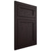 Shiloh Cabinetry Flush Inset Concord Red Oak Plain Cut Espresso Door