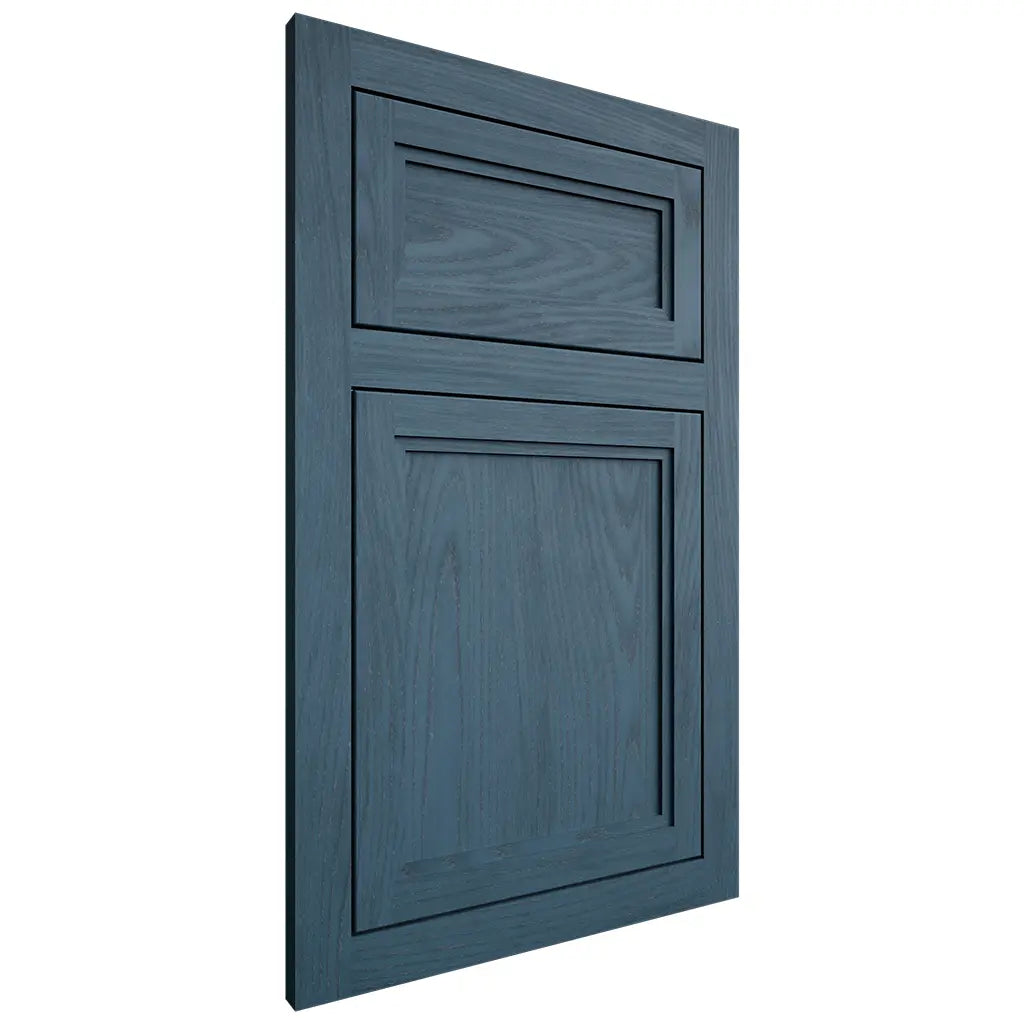 Shiloh Cabinetry Flush Inset Concord Red Oak Plain Cut Hudson Door