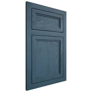 Shiloh Cabinetry Flush Inset Concord Red Oak Plain Cut Hudson Door