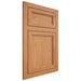 Shiloh Cabinetry Flush Inset Concord Red Oak Plain Cut Medium Door