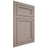Shiloh Cabinetry Flush Inset Concord Red Oak Plain Cut Sterling Door