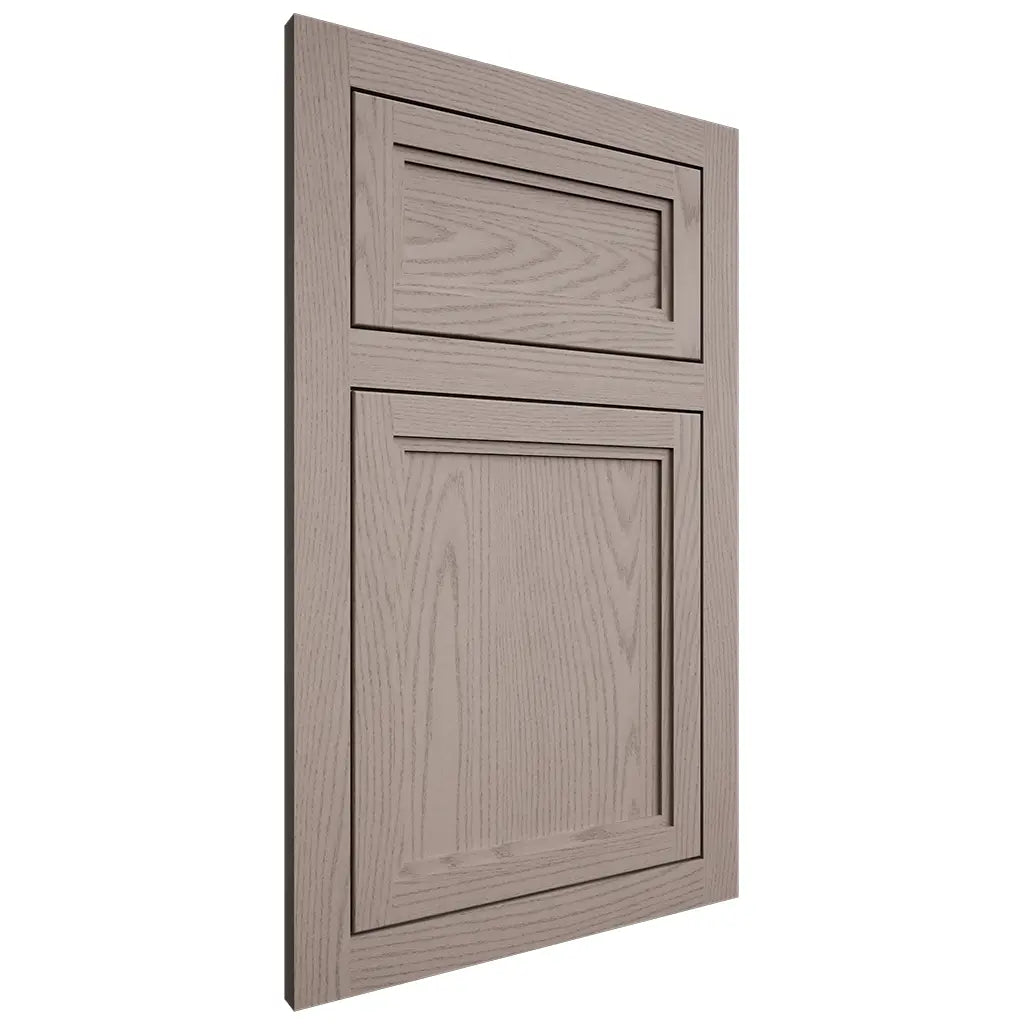 Shiloh Cabinetry Flush Inset Concord Red Oak Plain Cut Sterling Door
