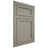 Shiloh Cabinetry Flush Inset Concord Red Oak Plain Cut Thyme Door