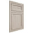 Shiloh Cabinetry Flush Inset Concord Walnut Plain Cut Seagull Door