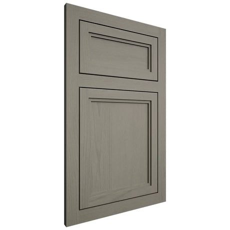 Shiloh Cabinetry Flush Inset Concord Walnut Plain Cut Thyme Door