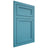 Shiloh Cabinetry Flush Inset Concord White Oak Plain Cut Aqua Door