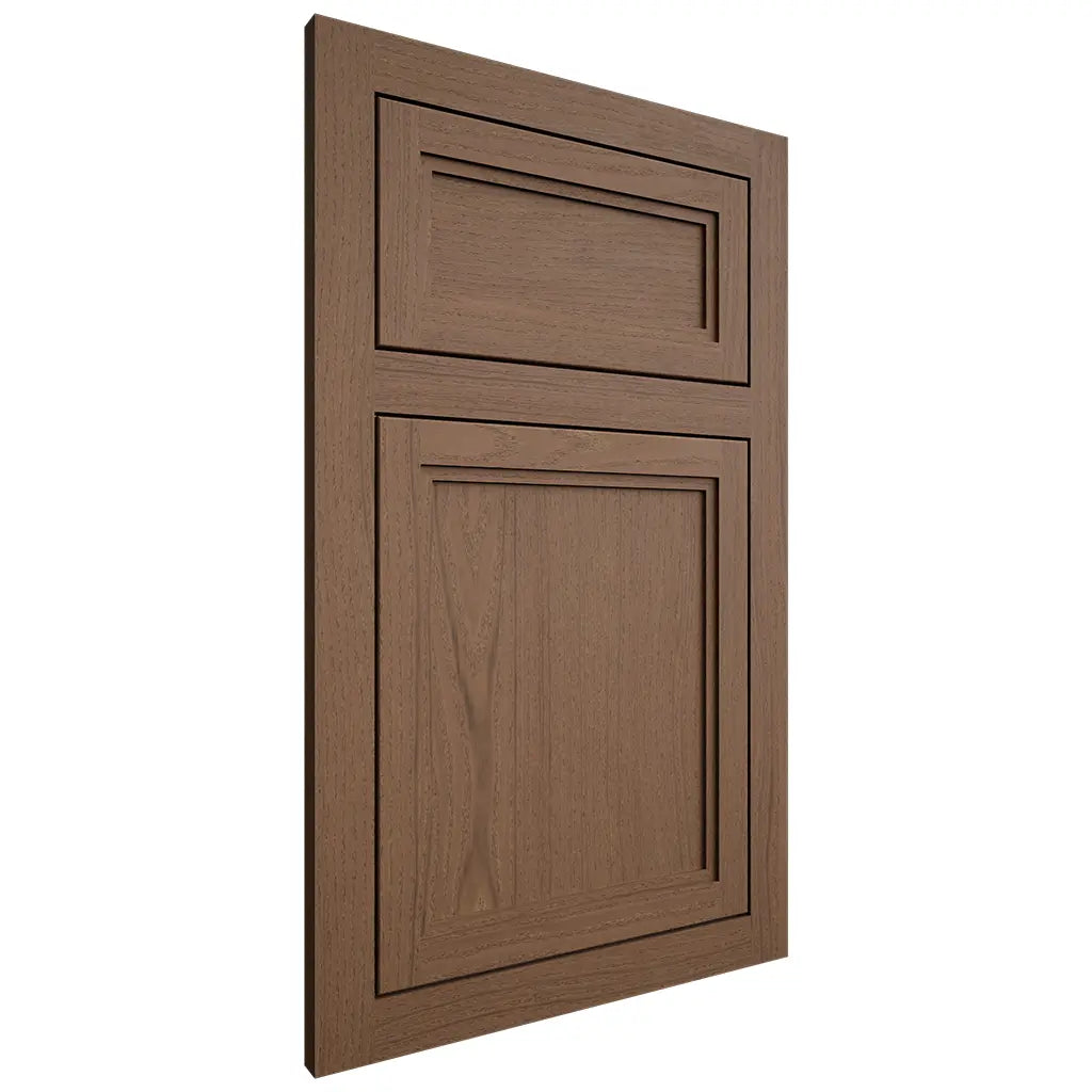 Shiloh Cabinetry Flush Inset Concord White Oak Plain Cut Autumn Door