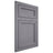 Shiloh Cabinetry Flush Inset Concord White Oak Plain Cut Cadet Door