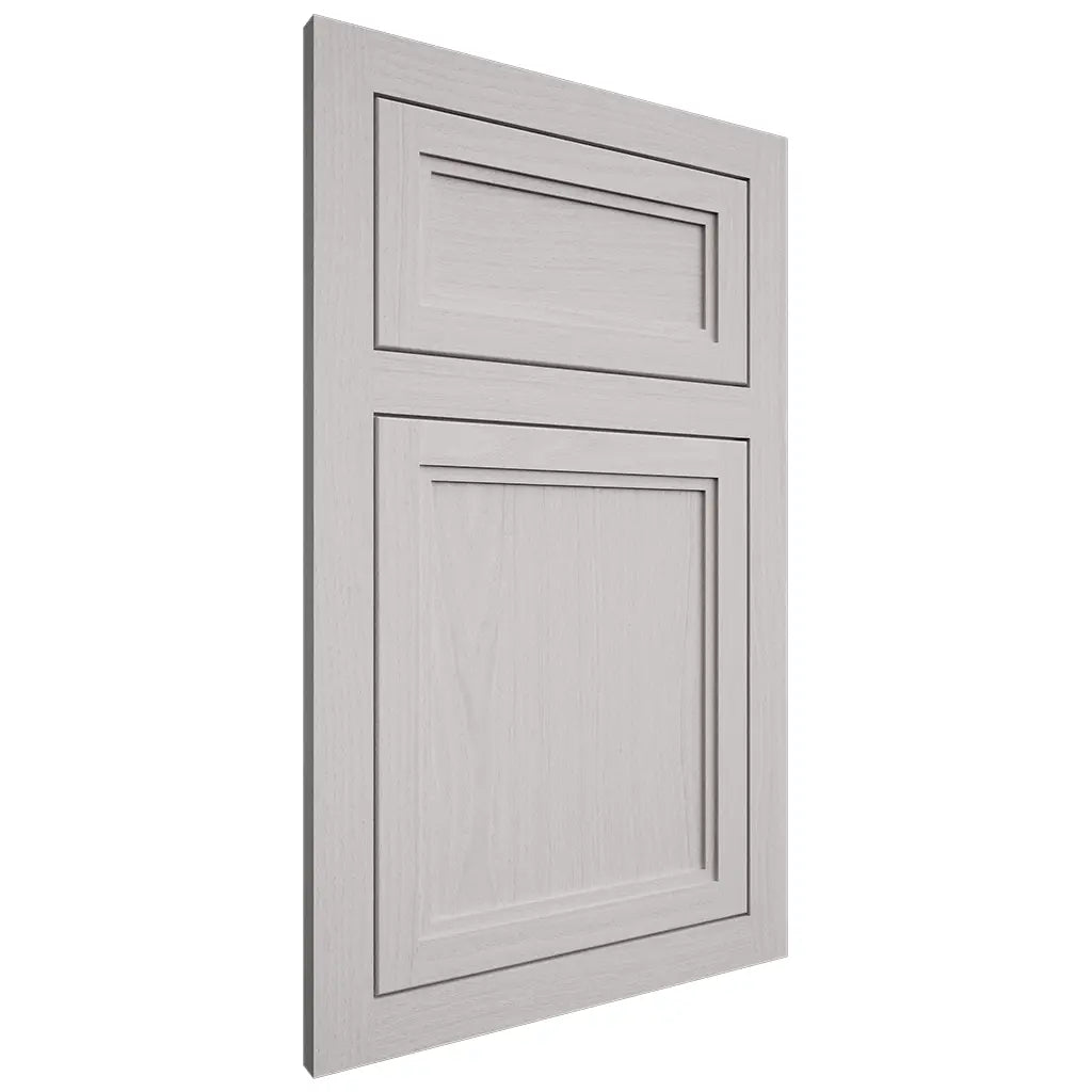 Shiloh Cabinetry Flush Inset Concord White Oak Plain Cut Cotton Door